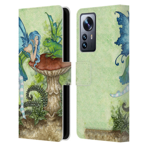 Amy Brown Pixies Frog Gossip Leather Book Wallet Case Cover For Xiaomi 12 Pro