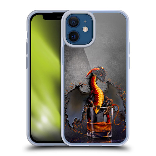 Stanley Morrison Dragons Black Pirate Drink Soft Gel Case for Apple iPhone 12 Mini