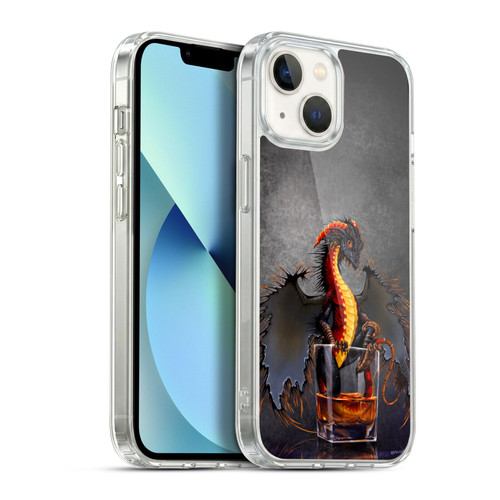 Stanley Morrison Dragons Black Pirate Drink Soft Gel Case for Apple iPhone 13