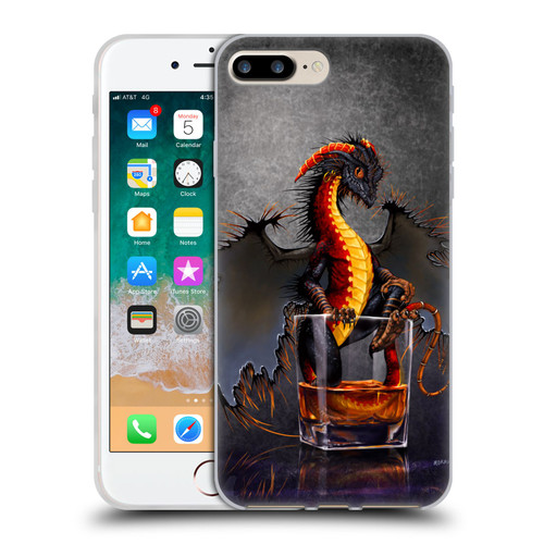 Stanley Morrison Dragons Black Pirate Drink Soft Gel Case for Apple iPhone 7 Plus / iPhone 8 Plus