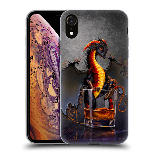 Stanley Morrison Dragons Black Pirate Drink Soft Gel Case for Apple iPhone XR