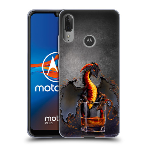 Stanley Morrison Dragons Black Pirate Drink Soft Gel Case for Motorola Moto E6 Plus