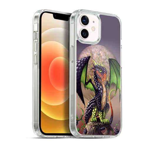 Stanley Morrison Dragons 3 Berry Garden Soft Gel Case for Apple iPhone 12 / iPhone 12 Pro & MagSafe