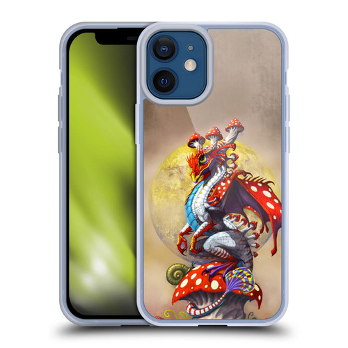 Stanley Morrison Dragons 3 Mushroom Garden Soft Gel Case for Apple iPhone 12 Mini