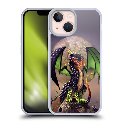 Stanley Morrison Dragons 3 Berry Garden Soft Gel Case for Apple iPhone 13 Mini