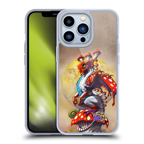 Stanley Morrison Dragons 3 Mushroom Garden Soft Gel Case for Apple iPhone 13 Pro