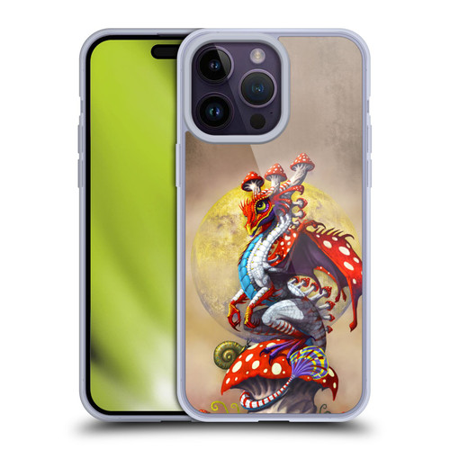Stanley Morrison Dragons 3 Mushroom Garden Soft Gel Case for Apple iPhone 14 Pro Max