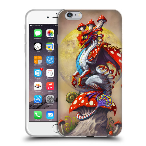 Stanley Morrison Dragons 3 Mushroom Garden Soft Gel Case for Apple iPhone 6 Plus / iPhone 6s Plus