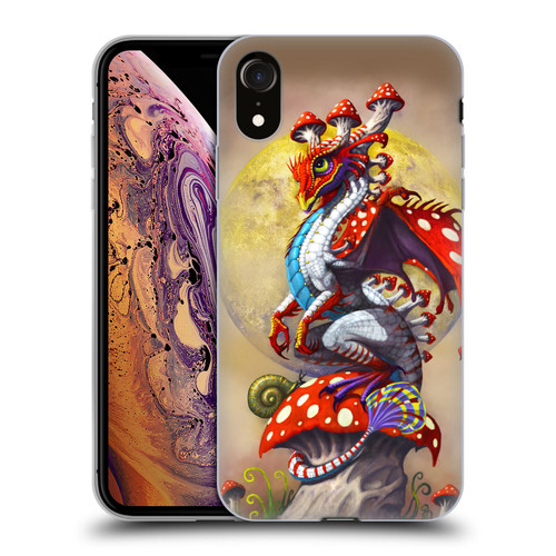 Stanley Morrison Dragons 3 Mushroom Garden Soft Gel Case for Apple iPhone XR
