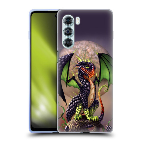 Stanley Morrison Dragons 3 Berry Garden Soft Gel Case for Motorola Edge S30 / Moto G200 5G