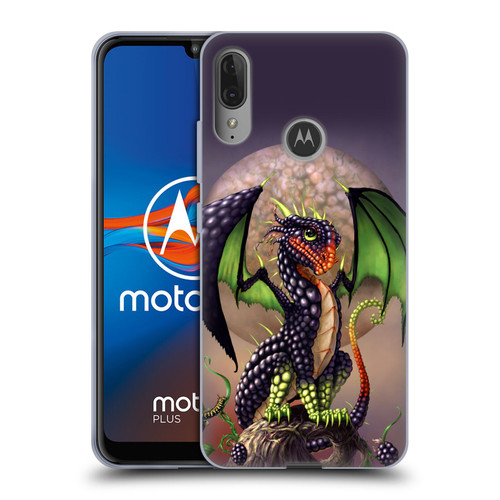 Stanley Morrison Dragons 3 Berry Garden Soft Gel Case for Motorola Moto E6 Plus