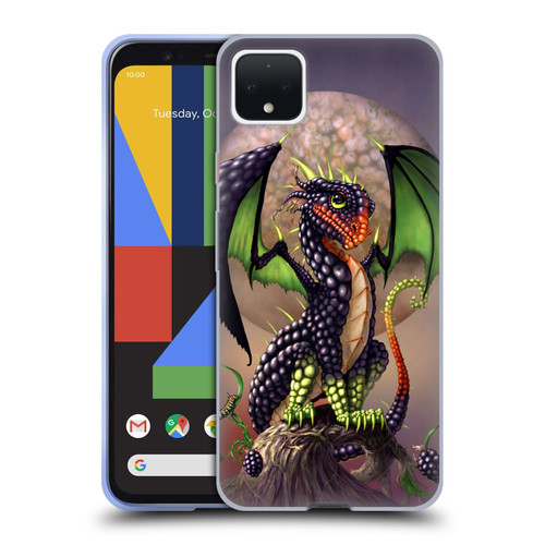 Stanley Morrison Dragons 3 Berry Garden Soft Gel Case for Google Pixel 4 XL
