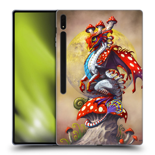 Stanley Morrison Dragons 3 Mushroom Garden Soft Gel Case for Samsung Galaxy Tab S8 Ultra