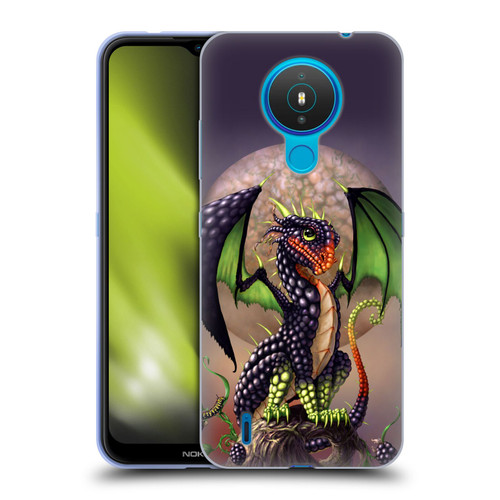 Stanley Morrison Dragons 3 Berry Garden Soft Gel Case for Nokia 1.4