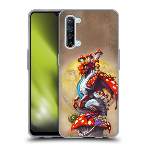 Stanley Morrison Dragons 3 Mushroom Garden Soft Gel Case for OPPO Find X2 Lite 5G