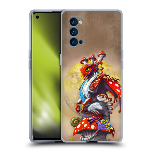Stanley Morrison Dragons 3 Mushroom Garden Soft Gel Case for OPPO Reno 4 Pro 5G
