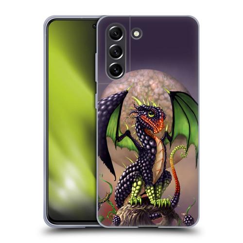 Stanley Morrison Dragons 3 Berry Garden Soft Gel Case for Samsung Galaxy S21 FE 5G