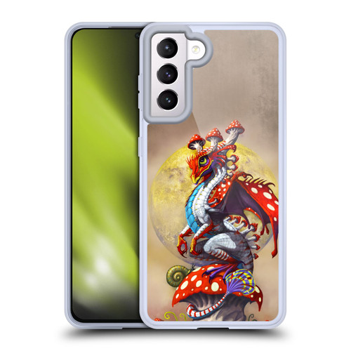 Stanley Morrison Dragons 3 Mushroom Garden Soft Gel Case for Samsung Galaxy S21 5G