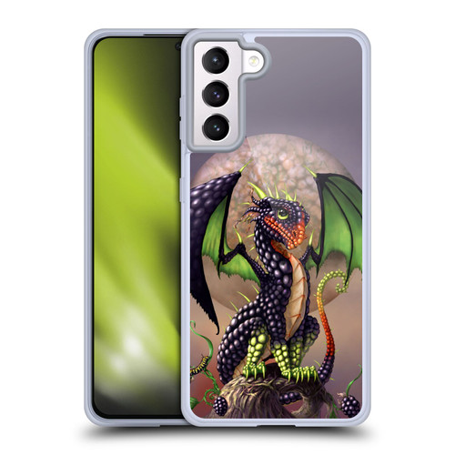 Stanley Morrison Dragons 3 Berry Garden Soft Gel Case for Samsung Galaxy S21+ 5G