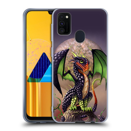 Stanley Morrison Dragons 3 Berry Garden Soft Gel Case for Samsung Galaxy M30s (2019)/M21 (2020)