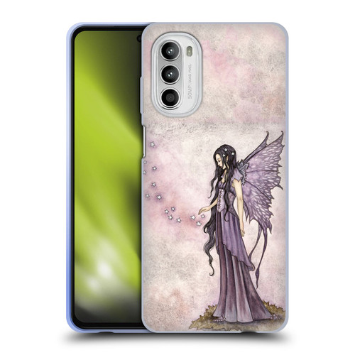 Amy Brown Magical Fairies I Will Return As Stars Fairy Soft Gel Case for Motorola Moto G52