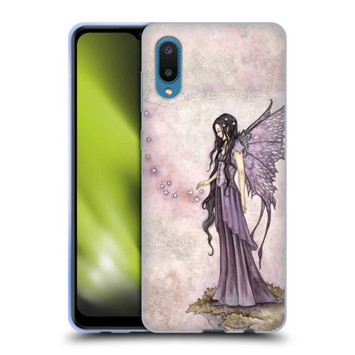 Amy Brown Magical Fairies I Will Return As Stars Fairy Soft Gel Case for Samsung Galaxy A02/M02 (2021)