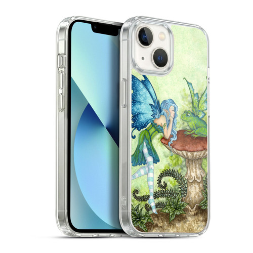 Amy Brown Pixies Frog Gossip Soft Gel Case for Apple iPhone 13