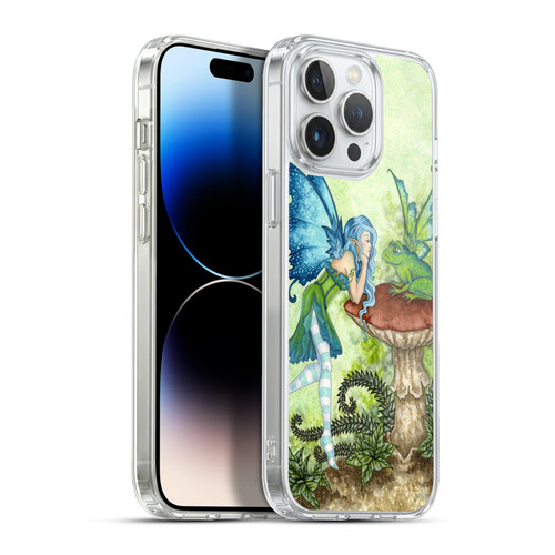 Amy Brown Pixies Frog Gossip Soft Gel Case for Apple iPhone 13 Pro Max & MagSafe