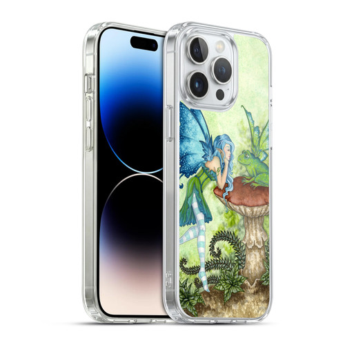 Amy Brown Pixies Frog Gossip Soft Gel Case for Apple iPhone 14 Pro Max & MagSafe