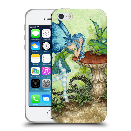 Amy Brown Pixies Frog Gossip Soft Gel Case for Apple iPhone 5 / 5s / iPhone SE 2016