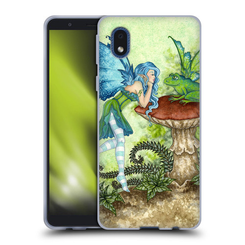 Amy Brown Pixies Frog Gossip Soft Gel Case for Samsung Galaxy A01 Core (2020)