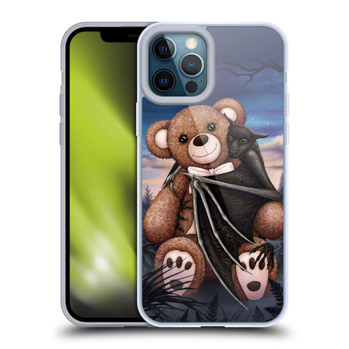 Sarah Richter Animals Bat Cuddling A Toy Bear Soft Gel Case for Apple iPhone 12 Pro Max