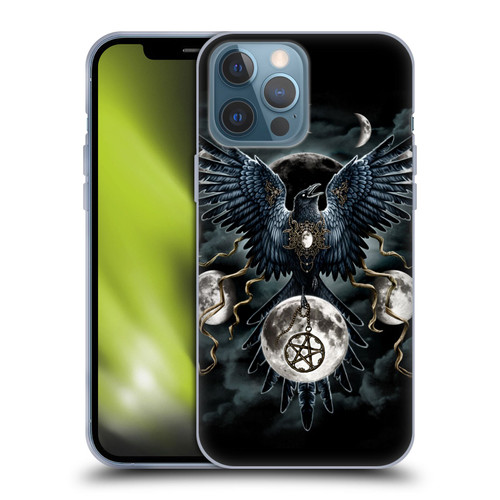 Sarah Richter Animals Gothic Black Raven Soft Gel Case for Apple iPhone 13 Pro Max