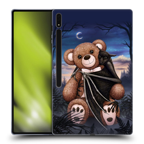Sarah Richter Animals Bat Cuddling A Toy Bear Soft Gel Case for Samsung Galaxy Tab S8 Ultra