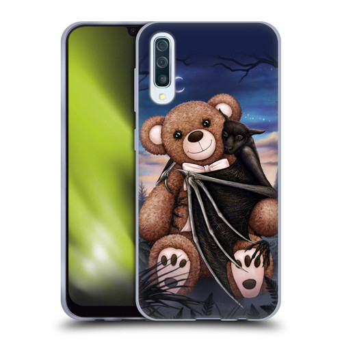 Sarah Richter Animals Bat Cuddling A Toy Bear Soft Gel Case for Samsung Galaxy A50/A30s (2019)