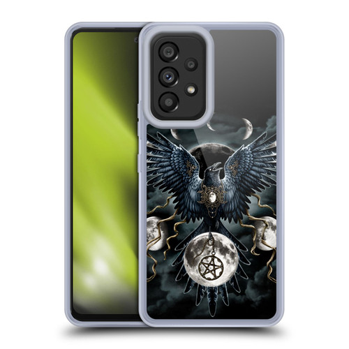 Sarah Richter Animals Gothic Black Raven Soft Gel Case for Samsung Galaxy A53 5G (2022)