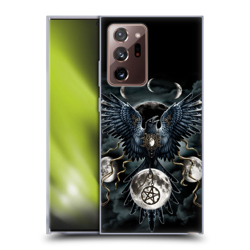 Sarah Richter Animals Gothic Black Raven Soft Gel Case for Samsung Galaxy Note20 Ultra / 5G