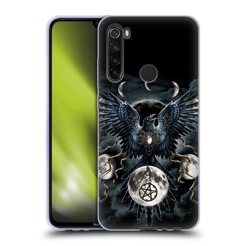 Sarah Richter Animals Gothic Black Raven Soft Gel Case for Xiaomi Redmi Note 8T