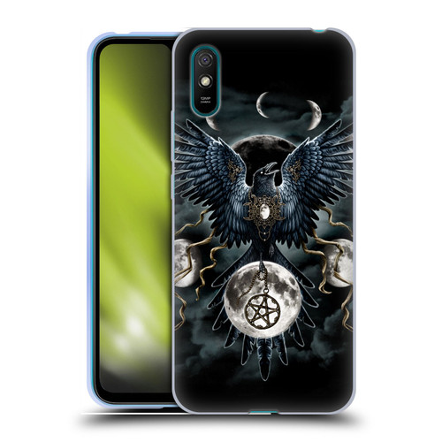 Sarah Richter Animals Gothic Black Raven Soft Gel Case for Xiaomi Redmi 9A / Redmi 9AT