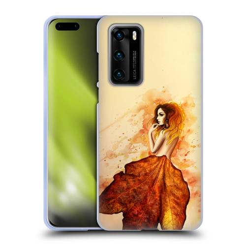 Sarah Richter Fantasy Autumn Girl Soft Gel Case for Huawei P40 5G