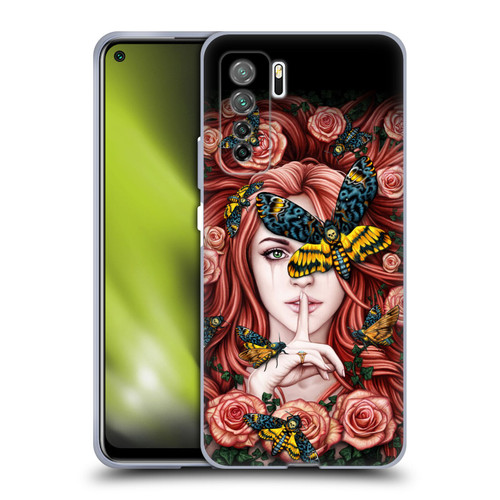 Sarah Richter Fantasy Silent Girl With Red Hair Soft Gel Case for Huawei Nova 7 SE/P40 Lite 5G