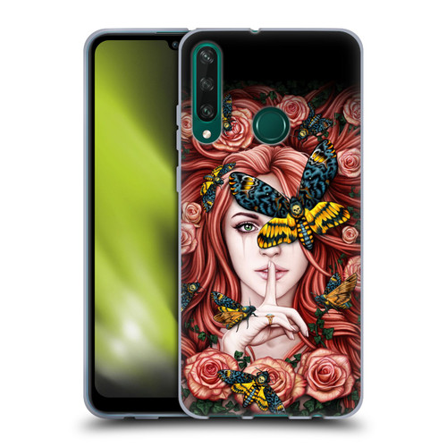 Sarah Richter Fantasy Silent Girl With Red Hair Soft Gel Case for Huawei Y6p
