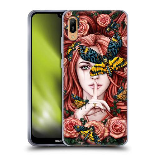 Sarah Richter Fantasy Silent Girl With Red Hair Soft Gel Case for Huawei Y6 Pro (2019)