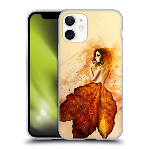 Sarah Richter Fantasy Autumn Girl Soft Gel Case for Apple iPhone 12 Mini