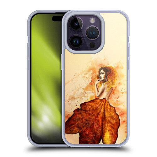 Sarah Richter Fantasy Autumn Girl Soft Gel Case for Apple iPhone 14 Pro