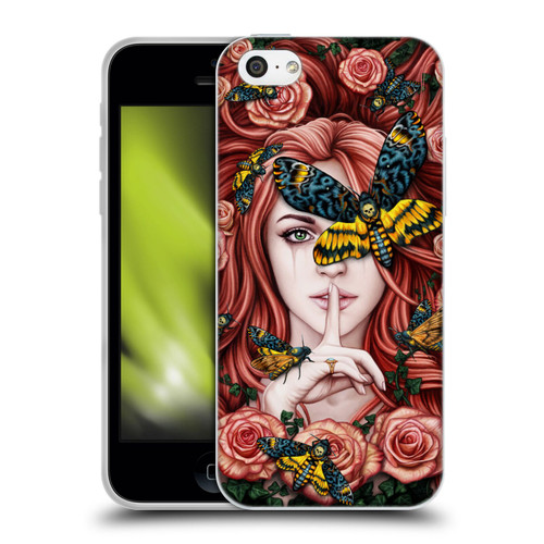 Sarah Richter Fantasy Silent Girl With Red Hair Soft Gel Case for Apple iPhone 5c
