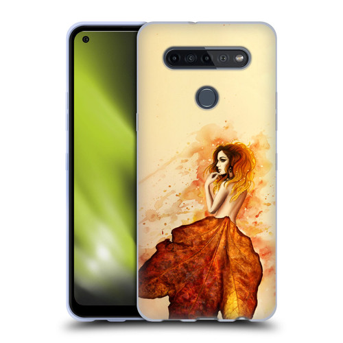 Sarah Richter Fantasy Autumn Girl Soft Gel Case for LG K51S