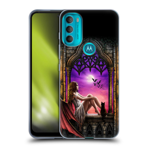 Sarah Richter Fantasy Demon Vampire Girl Soft Gel Case for Motorola Moto G71 5G