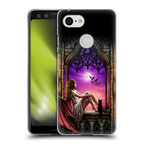 Sarah Richter Fantasy Demon Vampire Girl Soft Gel Case for Google Pixel 3