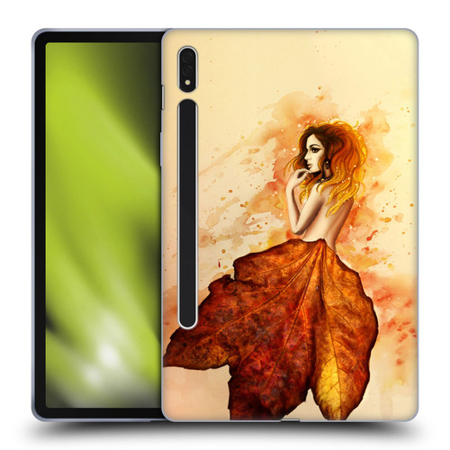 Sarah Richter Fantasy Autumn Girl Soft Gel Case for Samsung Galaxy Tab S8